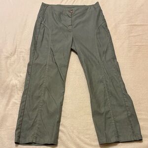 Cut Loose Sage Relaxed cropped Pants